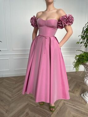 Teuta Matoshi Eternal Rose Midi Dress